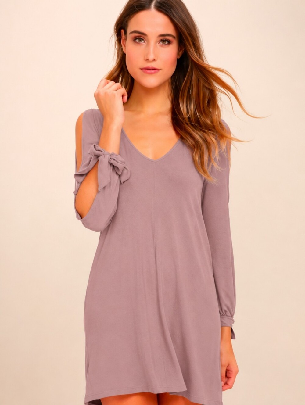 ❤️ LULU'S GLORY OF LOVE SPLIT SLEEVE MINI SHIFT DRESS, XL